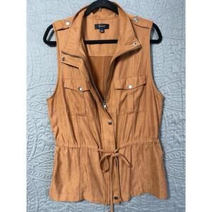 Jacket‎ Utility Cargo Vest Small Rust Tie Size L